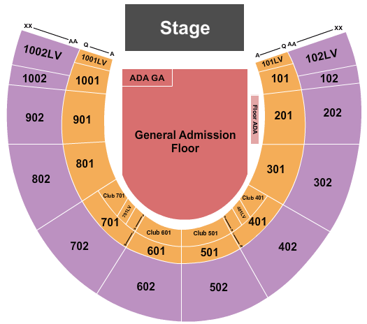 Forest Hills Stadium Bright Eyes Seating Chart